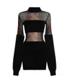 Jean Paul Gaultier Knee Length Dress Fitted Silhouette In Black