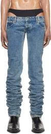 Jean Paul Gaultier Edition Jeans In Blue