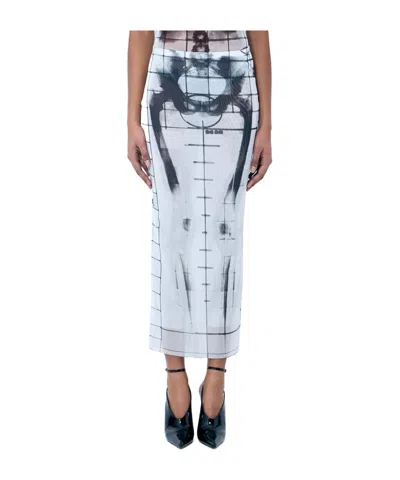 JEAN PAUL GAULTIER JEAN PAUL GAULTIER THE LONG SQUELETOR SKIRT