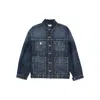 Jean Paul Gaultier Drop-shoulder Denim Jacket In Blue