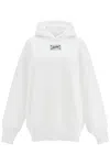 Jean Paul Gaultier Cotton Oversized Hoodie With Lace Label Transfer