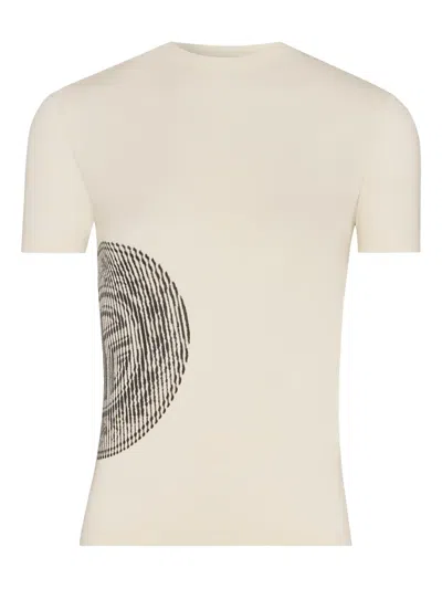 JEAN PAUL GAULTIER FINGERPRINT-PRINT T-SHIRT