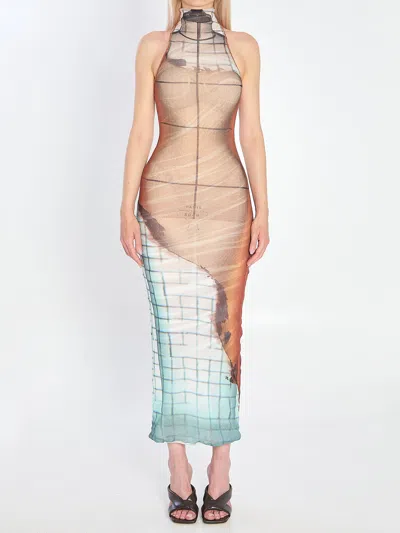 Jean Paul Gaultier Fire Long Dress