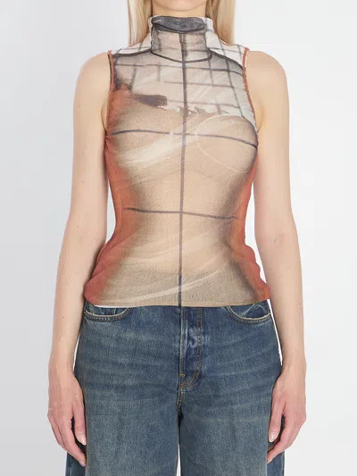 Jean Paul Gaultier Fire Tank Top