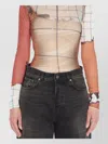 Jean Paul Gaultier Fire Bodysuit In Neutral