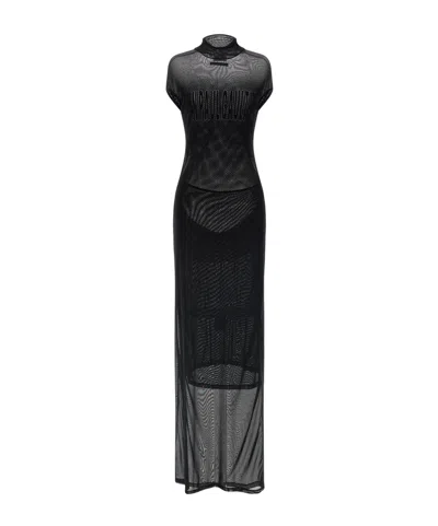 JEAN PAUL GAULTIER FLOCKED DRESS