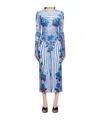Jean Paul Gaultier Flower Body Morphing Long Sleeve Dress