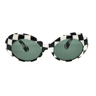 Jean Paul Gaultier For Alain Mikli Production Sample Checkered In Multi