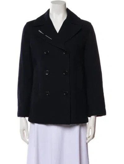 Pre-owned Jean Paul Gaultier For Sept Premières Wool Jacket In Blue
