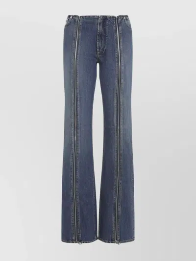 JEAN PAUL GAULTIER FRONT ZIP TROUSERS FEATURING POCKETS