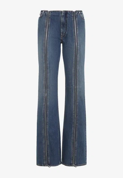 JEAN PAUL GAULTIER FRONT ZIPPED JEANS