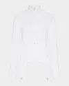 Jean Paul Gaultier Suspender-embellished Shirt In White