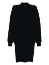 Jean Paul Gaultier Garter Dress In Black