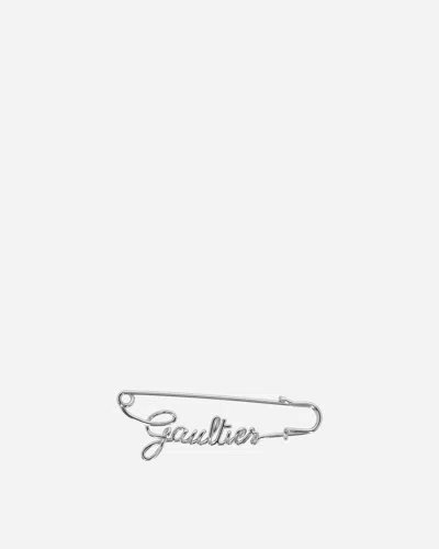 Jean Paul Gaultier Gaultier Brooch Silver In Metallic