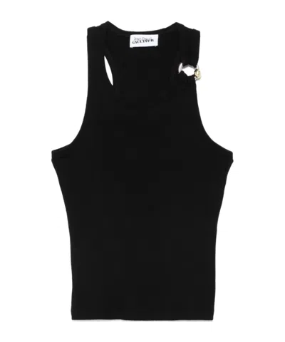 Jean Paul Gaultier 'gaultier' Piercing Detail Tank Top