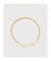 Jean Paul Gaultier Gaultier Safety Pin Chain-link Necklace In Yellow