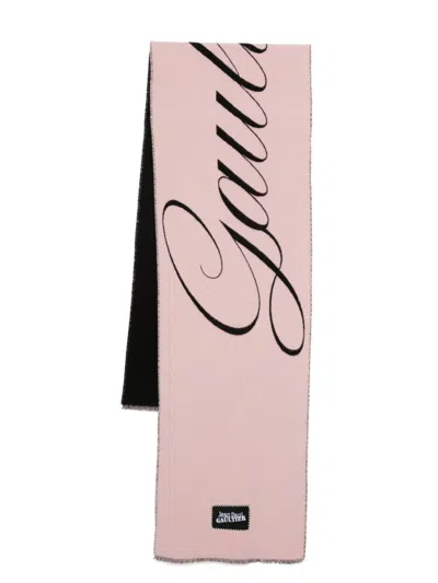 Jean Paul Gaultier Gaultier-signature Scarf In Pink