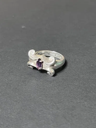 Pre-owned Jean Paul Gaultier Gemstone Silver Ring