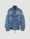 Jean Paul Gaultier Giacca In Denim In Vintageblue