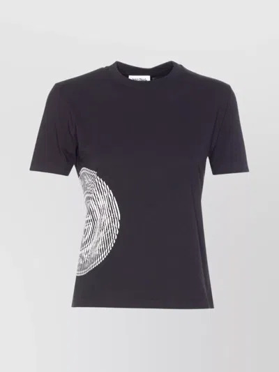 JEAN PAUL GAULTIER GRAPHIC PRINT CREW NECK SHORT SLEEVE TOP