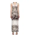 Jean Paul Gaultier Graphic Print Dress