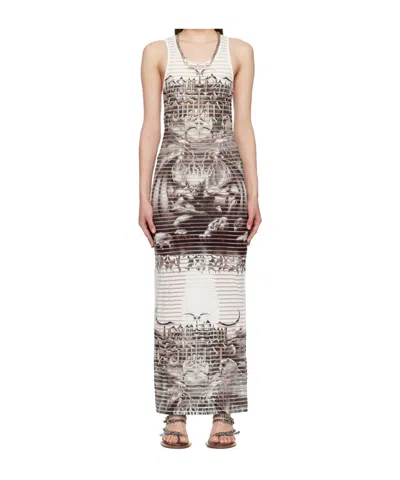 Jean Paul Gaultier Graphic Print Dress