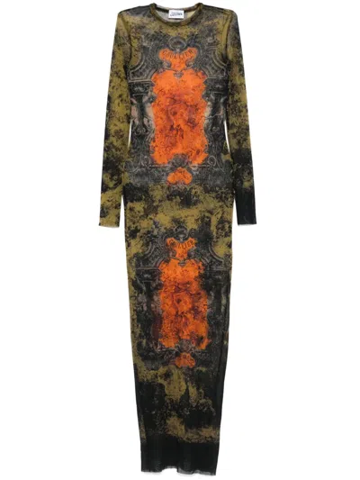 Jean Paul Gaultier Graphic-print Maxi Dress