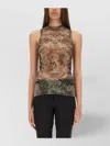 Jean Paul Gaultier Graphic Print Racerback Tank Top