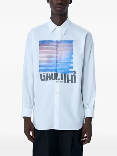 Jean Paul Gaultier Graphic-print Shirt In Multi