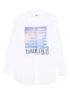 Jean Paul Gaultier Graphic-print Shirt In White