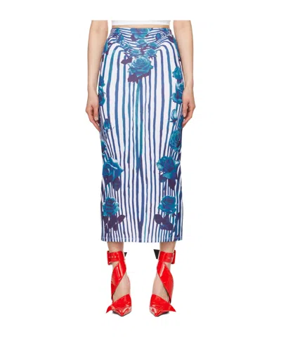 Jean Paul Gaultier Graphic Print Skirt