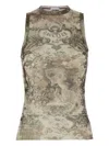 Jean Paul Gaultier Graphic Print Racerback Tank Top