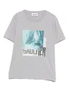 Jean Paul Gaultier Graphic-print T-shirt In Gray