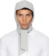 Jean Paul Gaultier Gray Long Panel Hood In Gray