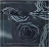 Jean Paul Gaultier Gray Silk Printed Blurry Roses Scarf In Multi