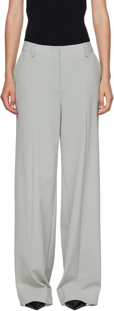Jean Paul Gaultier Grey Tailoring Undershoe Straps Trousers