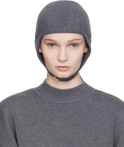 Jean Paul Gaultier Gray 'the Garter Strap' Beanie