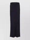 Jean Paul Gaultier High-waisted Maxi Skirt Wide Fit In Black