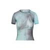 Jean Paul Gaultier Mesh Baby Printed Water Tee In Multi