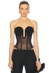JEAN PAUL GAULTIER INSERTED CORSET BODYSUIT
