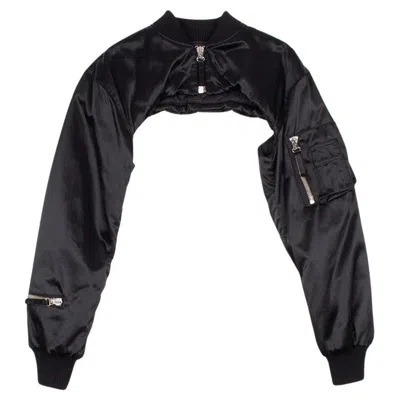 Pre-owned Jean Paul Gaultier Jacket Women Bomber Unisex Cutout Size Ita46/medium In Black