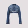 Jean Paul Gaultier Short Belted Denim Jacket