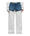 Jean Paul Gaultier Jean Trompe Loeil 'petit Grand' In White