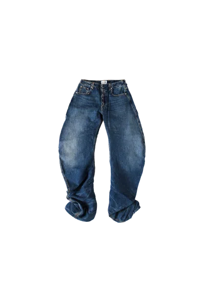 Jean Paul Gaultier Jean With Oversize Fit Vintage Blue