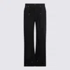 Jean Paul Gaultier Overdyed Upper Panel Denim Trouser In Black