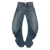 Jean Paul Gaultier Low-rise Jeans In Blue
