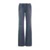 Jean Paul Gaultier Front Zip Trousers Featuring Pockets In Blue