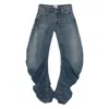 Jean Paul Gaultier Low-rise Jeans In Blue