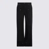 Jean Paul Gaultier Overdyed Upper Panel Denim Trouser In Black
