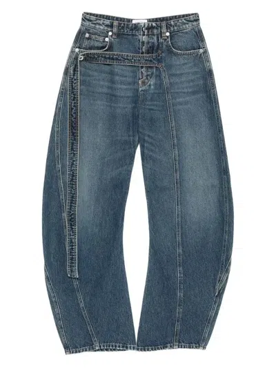 JEAN PAUL GAULTIER PANELLED BELTED JEANS